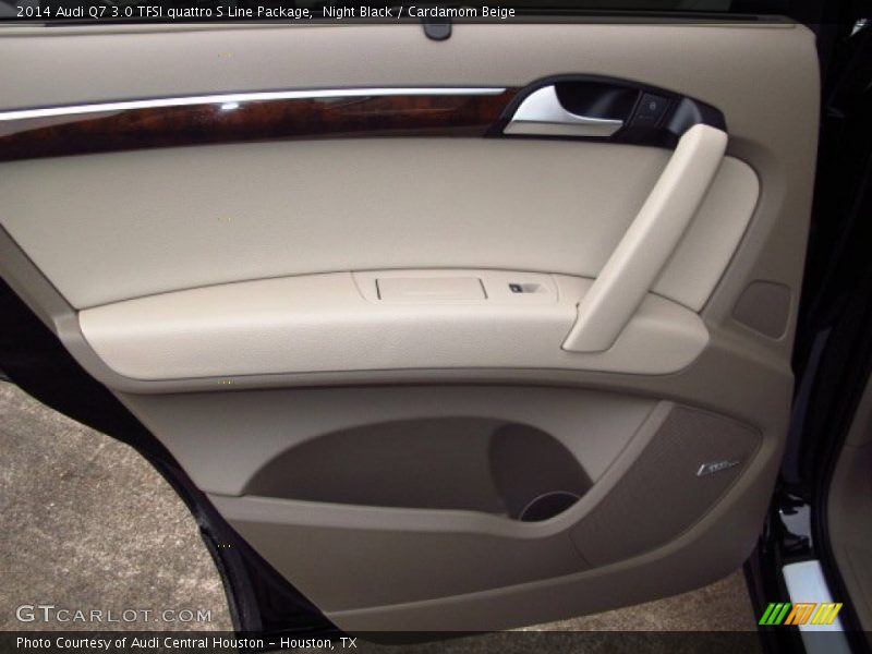 Night Black / Cardamom Beige 2014 Audi Q7 3.0 TFSI quattro S Line Package