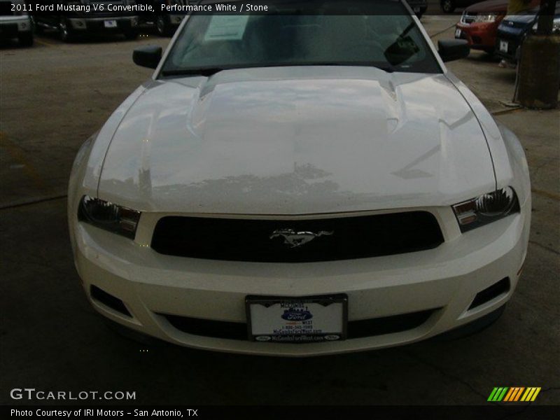 Performance White / Stone 2011 Ford Mustang V6 Convertible