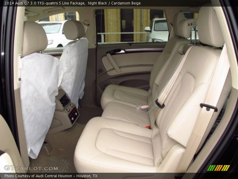 Night Black / Cardamom Beige 2014 Audi Q7 3.0 TFSI quattro S Line Package