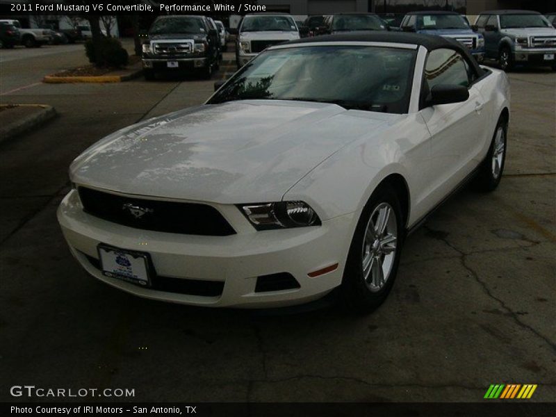 Performance White / Stone 2011 Ford Mustang V6 Convertible