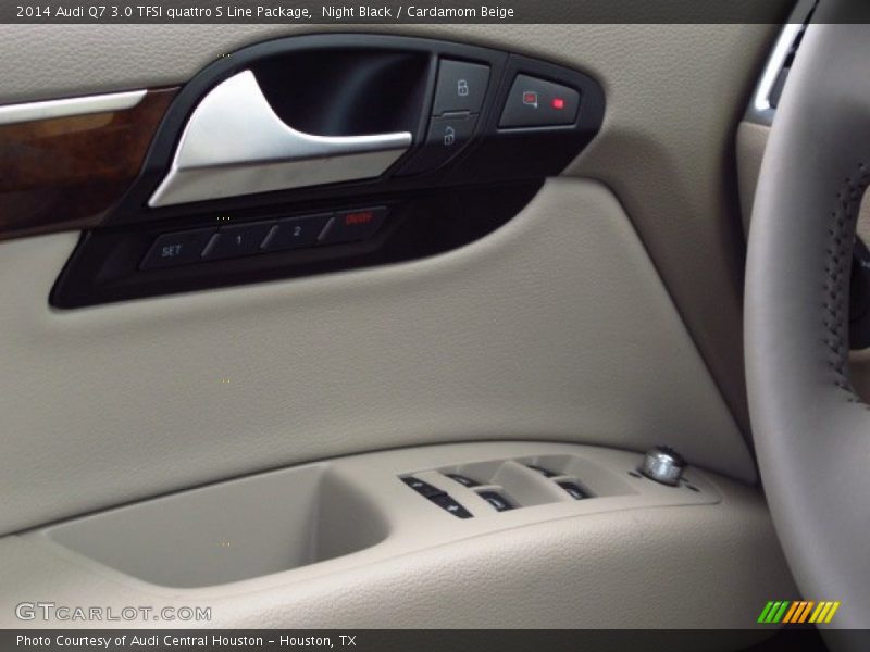 Night Black / Cardamom Beige 2014 Audi Q7 3.0 TFSI quattro S Line Package