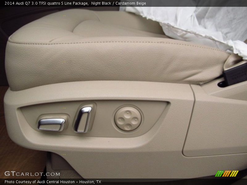 Night Black / Cardamom Beige 2014 Audi Q7 3.0 TFSI quattro S Line Package