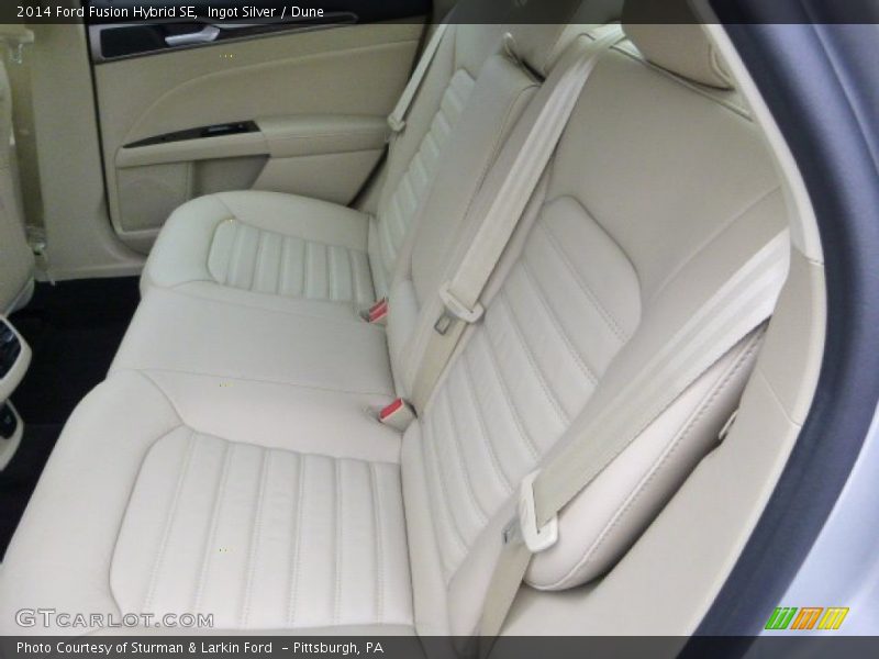 Ingot Silver / Dune 2014 Ford Fusion Hybrid SE