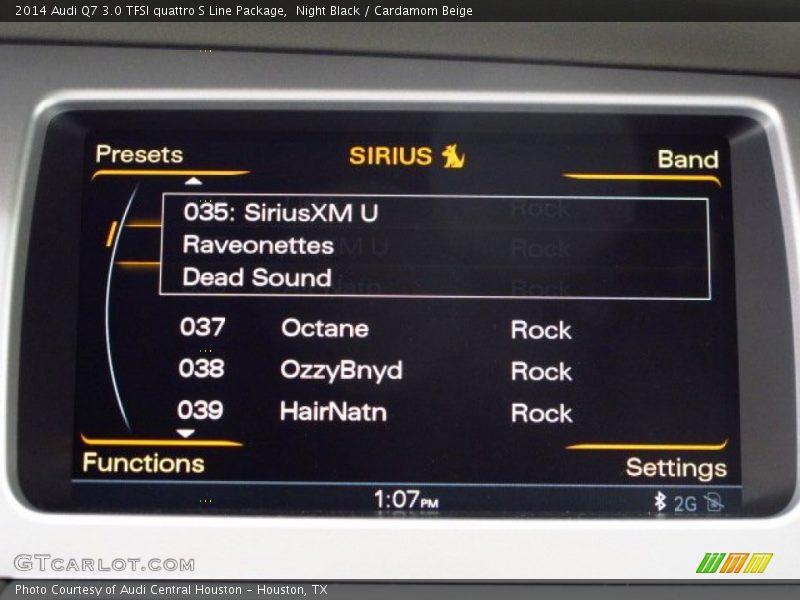 Night Black / Cardamom Beige 2014 Audi Q7 3.0 TFSI quattro S Line Package