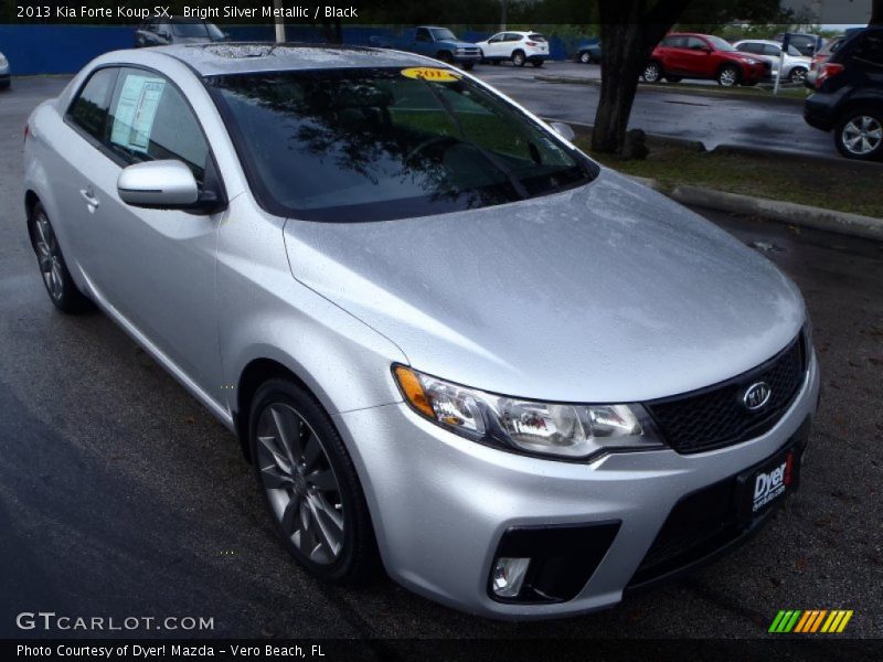 Bright Silver Metallic / Black 2013 Kia Forte Koup SX