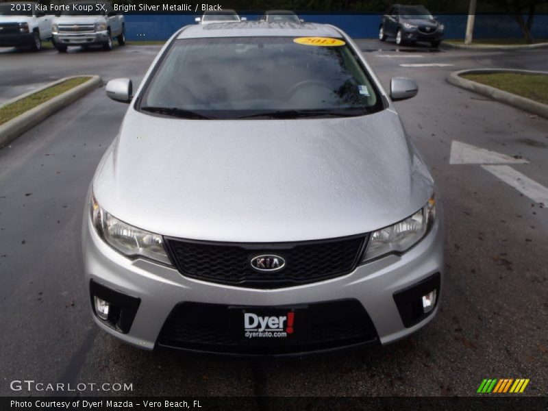 Bright Silver Metallic / Black 2013 Kia Forte Koup SX