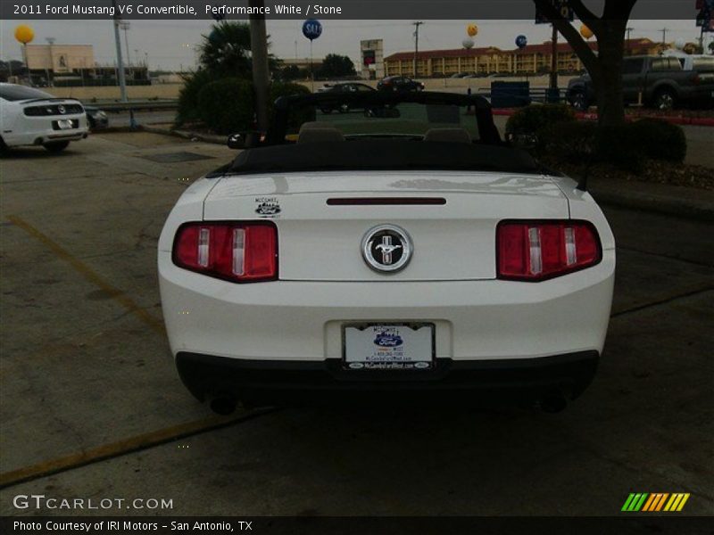 Performance White / Stone 2011 Ford Mustang V6 Convertible
