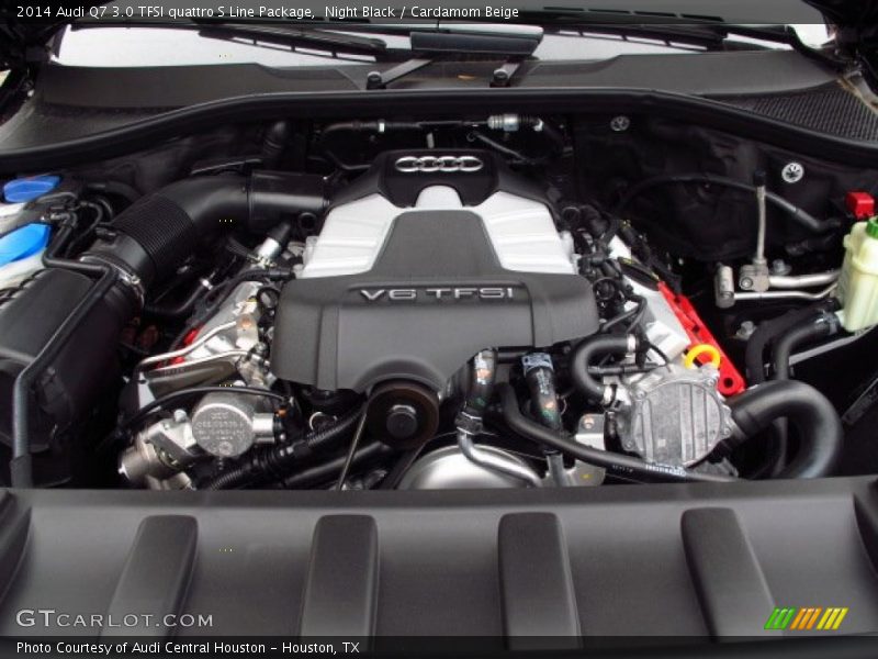 Night Black / Cardamom Beige 2014 Audi Q7 3.0 TFSI quattro S Line Package