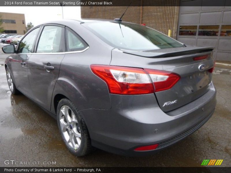 Sterling Gray / Charcoal Black 2014 Ford Focus Titanium Sedan