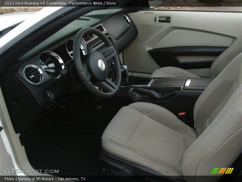 Performance White / Stone 2011 Ford Mustang V6 Convertible
