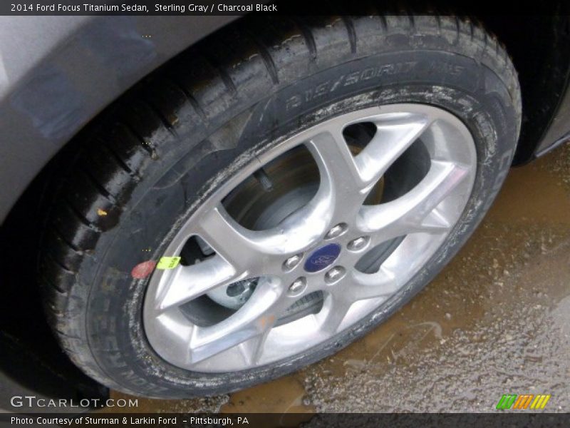 Sterling Gray / Charcoal Black 2014 Ford Focus Titanium Sedan