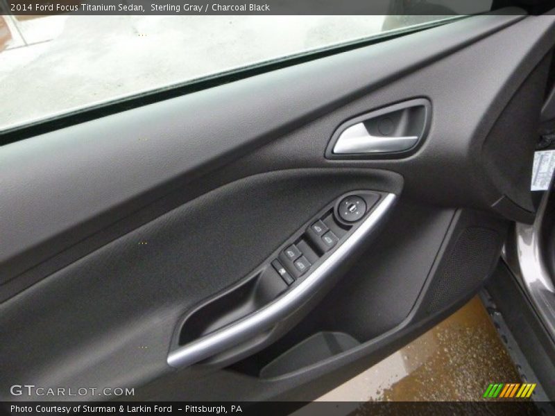 Sterling Gray / Charcoal Black 2014 Ford Focus Titanium Sedan