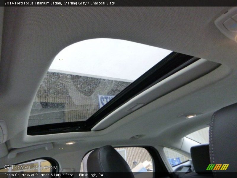 Sterling Gray / Charcoal Black 2014 Ford Focus Titanium Sedan