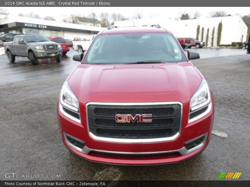 Crystal Red Tintcoat / Ebony 2014 GMC Acadia SLE AWD