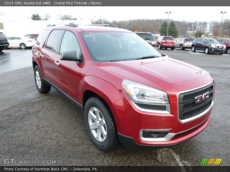 Crystal Red Tintcoat / Ebony 2014 GMC Acadia SLE AWD