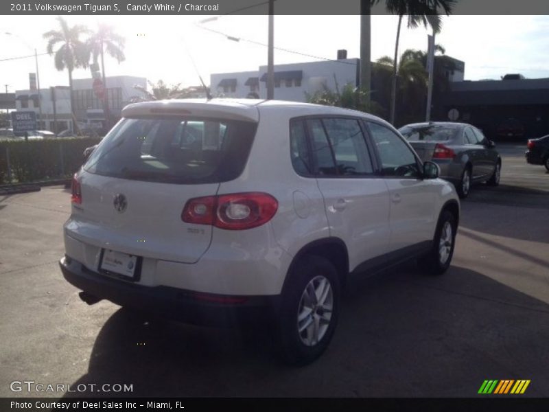 Candy White / Charcoal 2011 Volkswagen Tiguan S