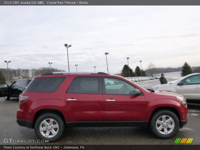 Crystal Red Tintcoat / Ebony 2014 GMC Acadia SLE AWD