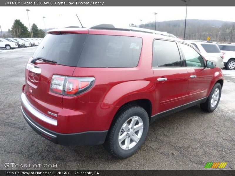 Crystal Red Tintcoat / Ebony 2014 GMC Acadia SLE AWD