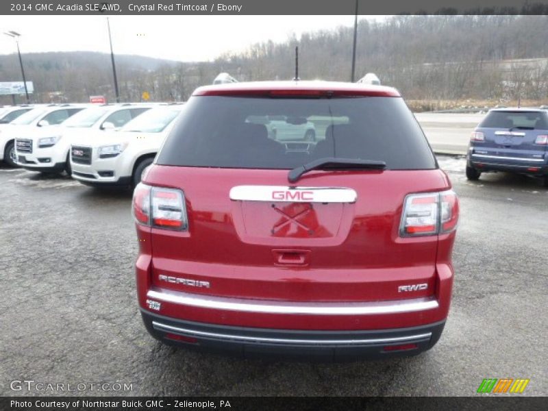 Crystal Red Tintcoat / Ebony 2014 GMC Acadia SLE AWD