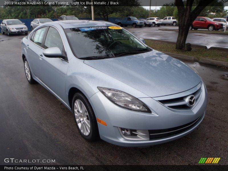 Light Ice Blue Metallic / Black 2009 Mazda MAZDA6 i Grand Touring