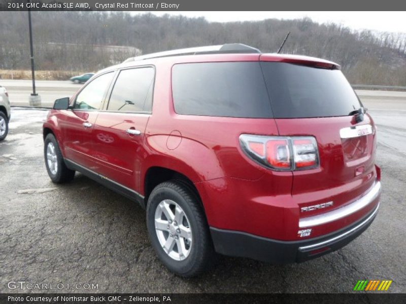 Crystal Red Tintcoat / Ebony 2014 GMC Acadia SLE AWD