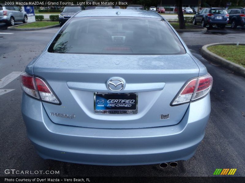 Light Ice Blue Metallic / Black 2009 Mazda MAZDA6 i Grand Touring