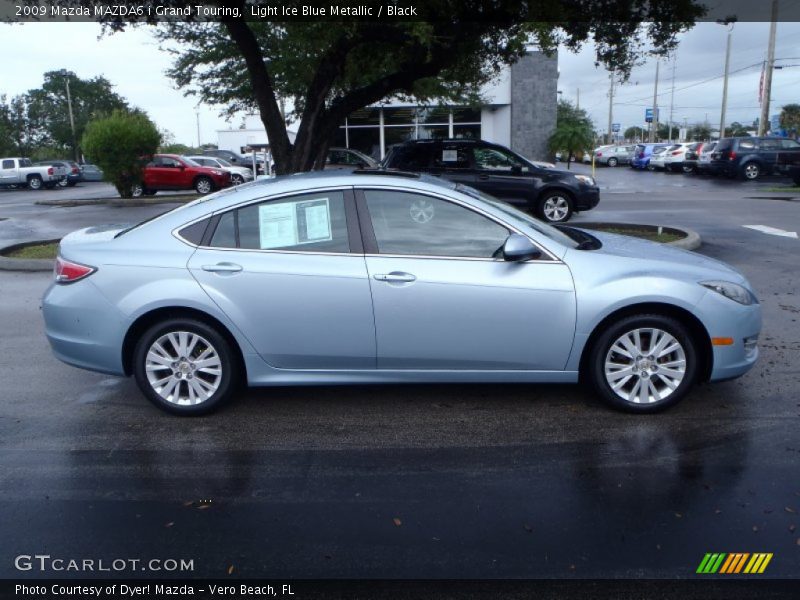 Light Ice Blue Metallic / Black 2009 Mazda MAZDA6 i Grand Touring
