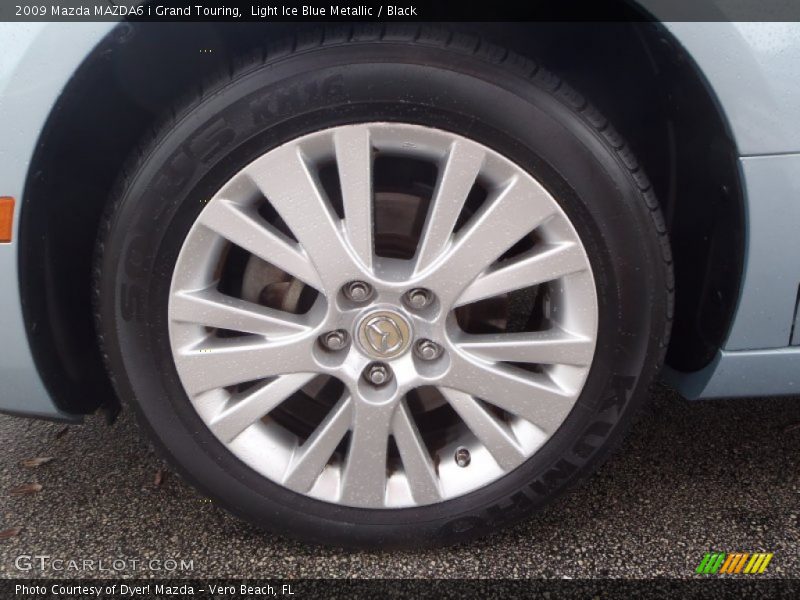 Light Ice Blue Metallic / Black 2009 Mazda MAZDA6 i Grand Touring