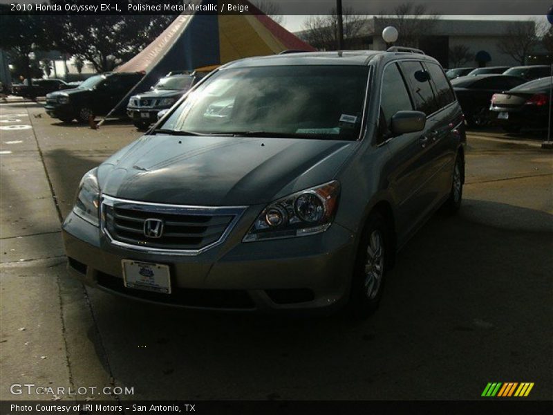 Polished Metal Metallic / Beige 2010 Honda Odyssey EX-L