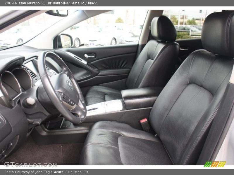Front Seat of 2009 Murano SL