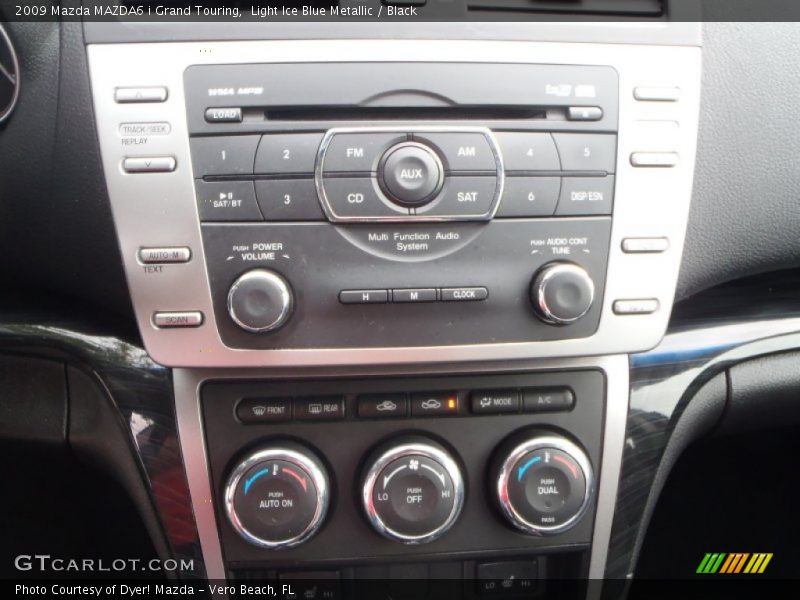 Light Ice Blue Metallic / Black 2009 Mazda MAZDA6 i Grand Touring