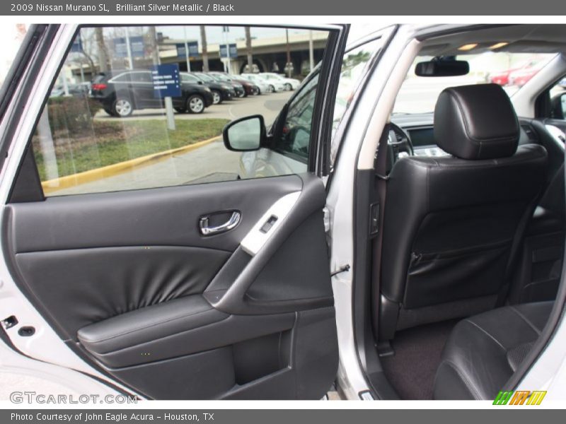 Brilliant Silver Metallic / Black 2009 Nissan Murano SL