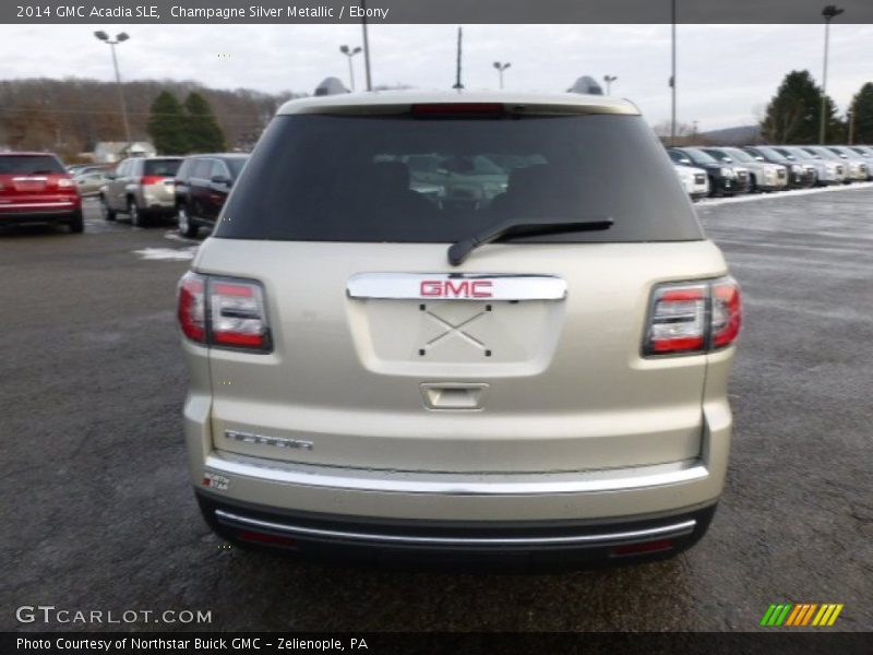 Champagne Silver Metallic / Ebony 2014 GMC Acadia SLE