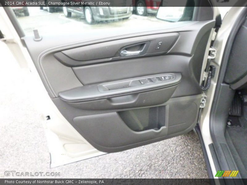 Champagne Silver Metallic / Ebony 2014 GMC Acadia SLE