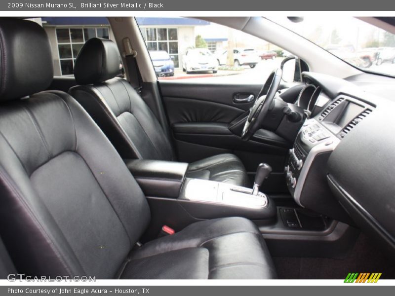 Brilliant Silver Metallic / Black 2009 Nissan Murano SL