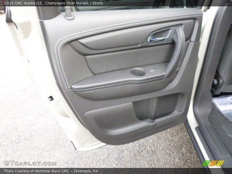 Champagne Silver Metallic / Ebony 2014 GMC Acadia SLE