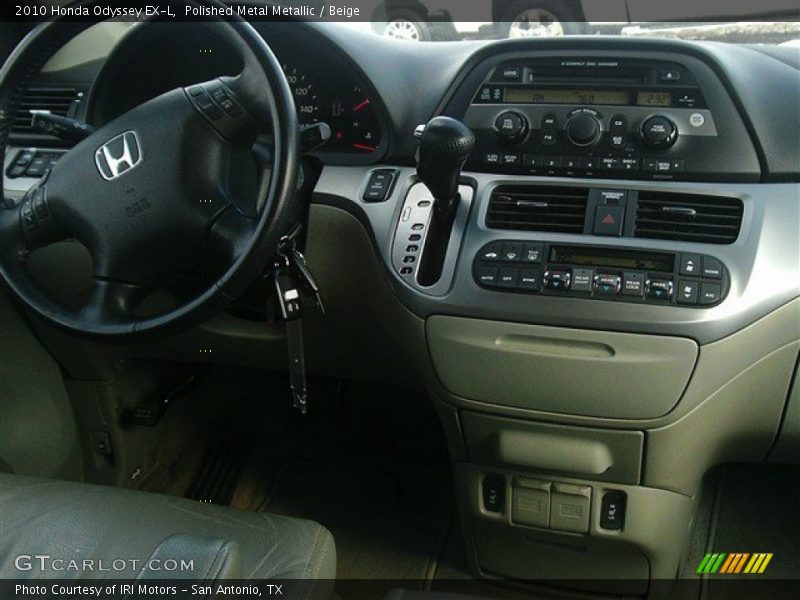 Polished Metal Metallic / Beige 2010 Honda Odyssey EX-L