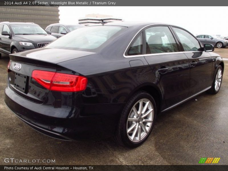 Moonlight Blue Metallic / Titanium Grey 2014 Audi A4 2.0T Sedan