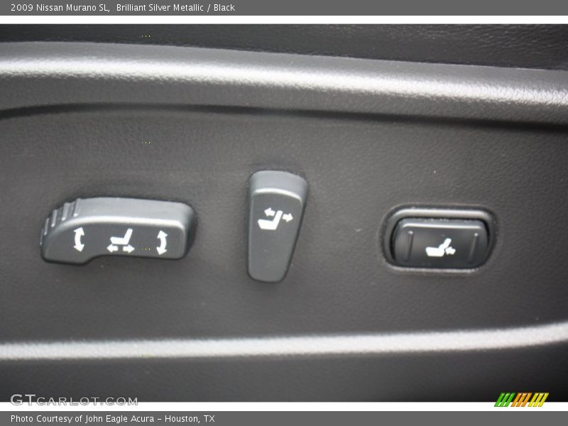 Brilliant Silver Metallic / Black 2009 Nissan Murano SL