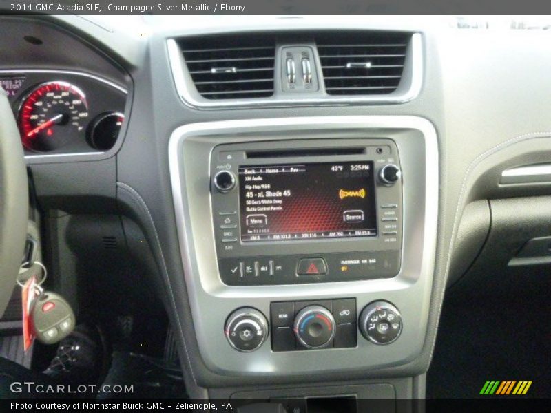 Champagne Silver Metallic / Ebony 2014 GMC Acadia SLE