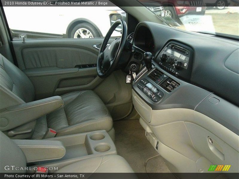 Polished Metal Metallic / Beige 2010 Honda Odyssey EX-L