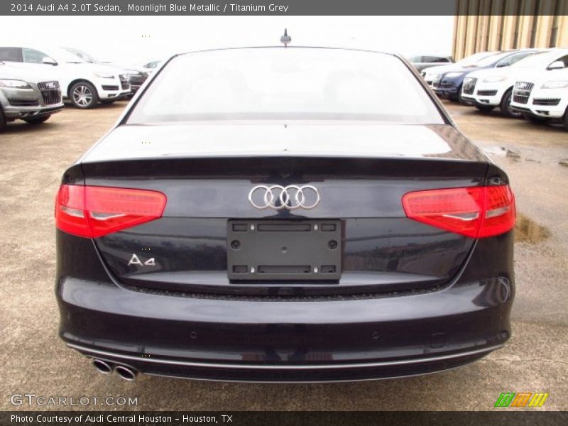 Moonlight Blue Metallic / Titanium Grey 2014 Audi A4 2.0T Sedan