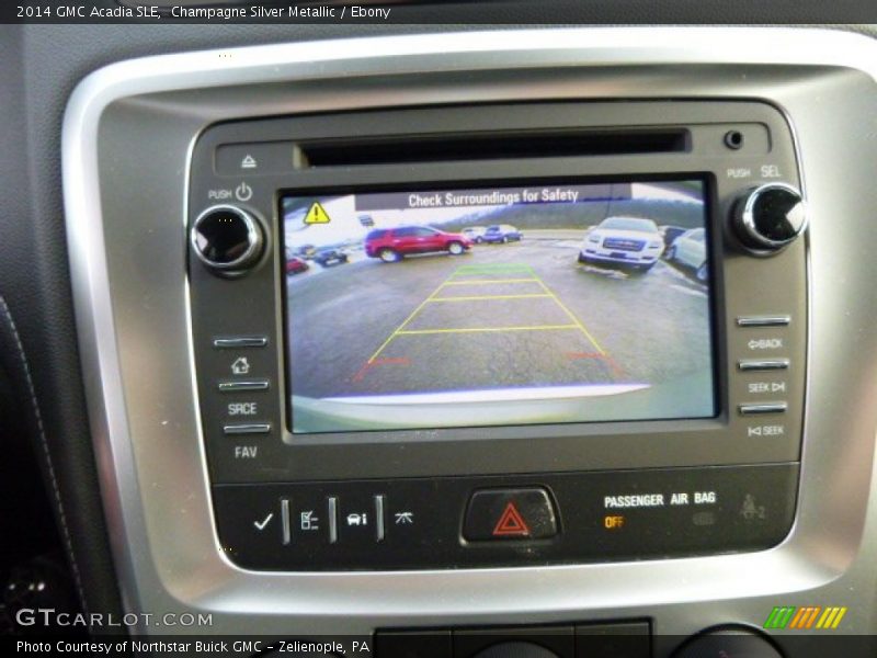 Champagne Silver Metallic / Ebony 2014 GMC Acadia SLE