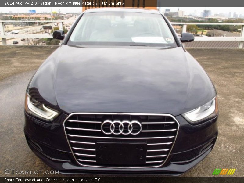 Moonlight Blue Metallic / Titanium Grey 2014 Audi A4 2.0T Sedan