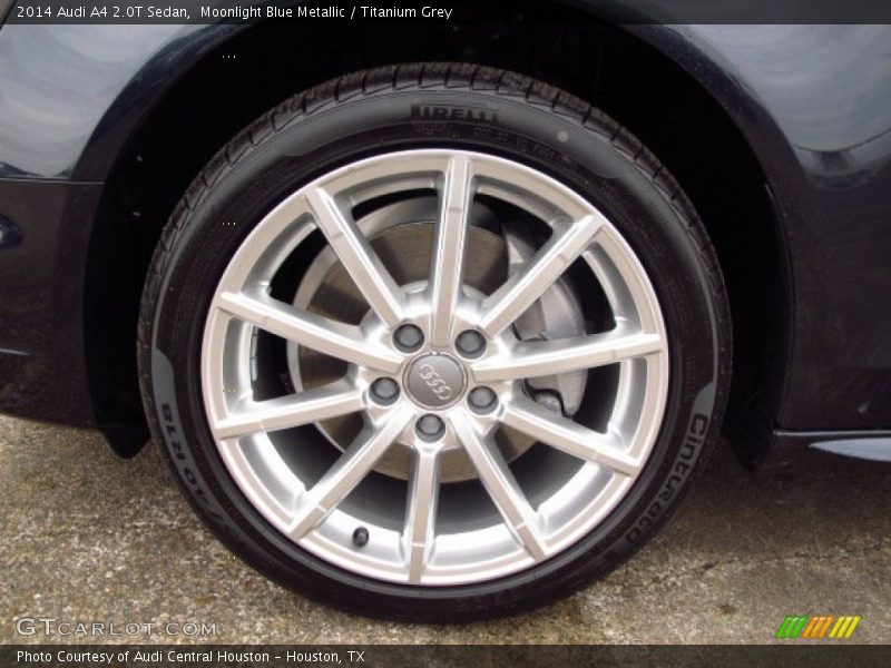 Moonlight Blue Metallic / Titanium Grey 2014 Audi A4 2.0T Sedan
