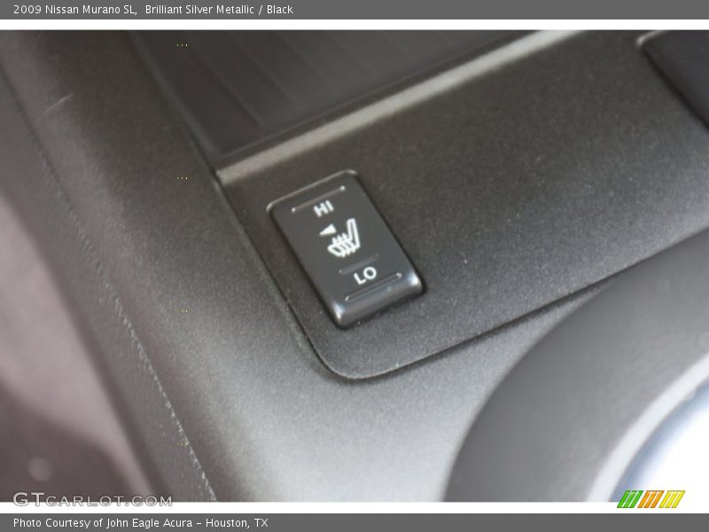 Brilliant Silver Metallic / Black 2009 Nissan Murano SL