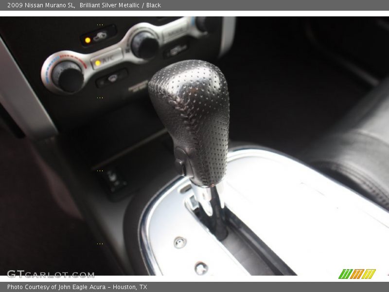 Brilliant Silver Metallic / Black 2009 Nissan Murano SL