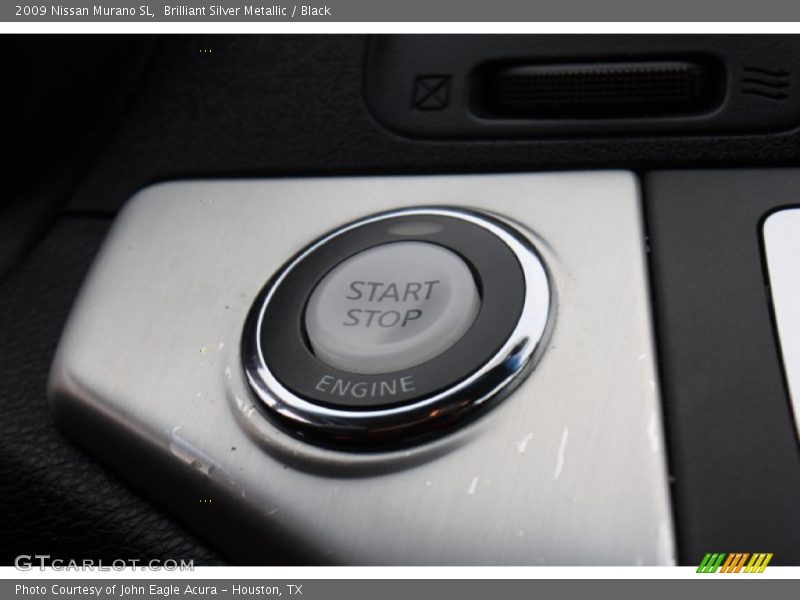 Brilliant Silver Metallic / Black 2009 Nissan Murano SL