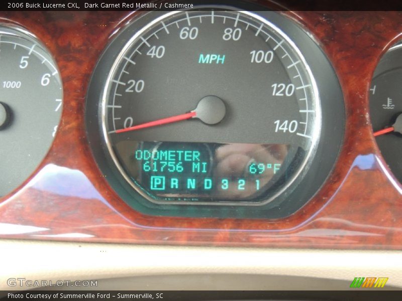 Dark Garnet Red Metallic / Cashmere 2006 Buick Lucerne CXL