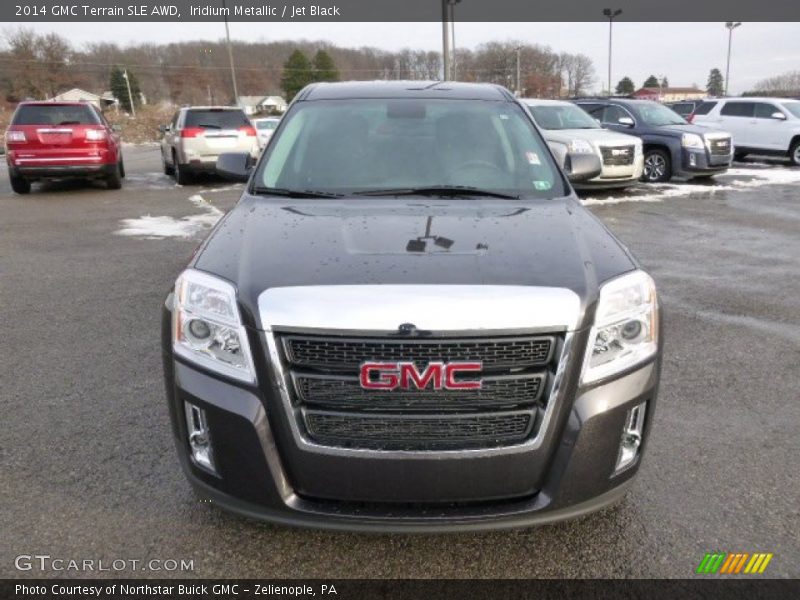 Iridium Metallic / Jet Black 2014 GMC Terrain SLE AWD